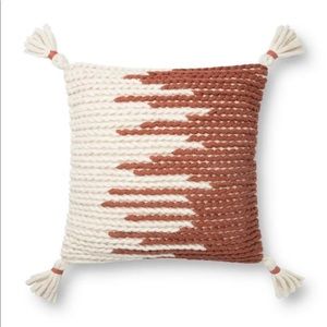 Kerrigan Spice Pillow Magnolia Home by Joanna Gaines 18x18 inch throw pillowcase